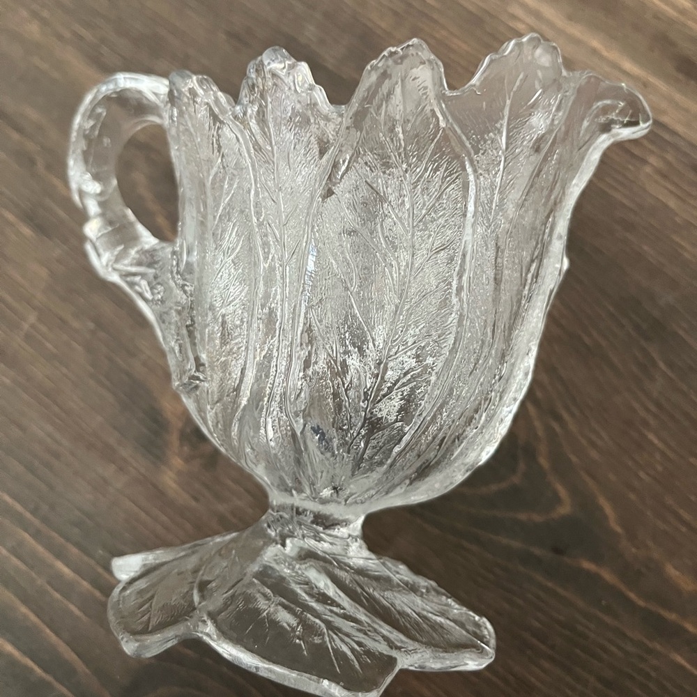 Vintage Cambridge Glass Everglades #26 Cream And Sugar Set - Picture 7 of 12